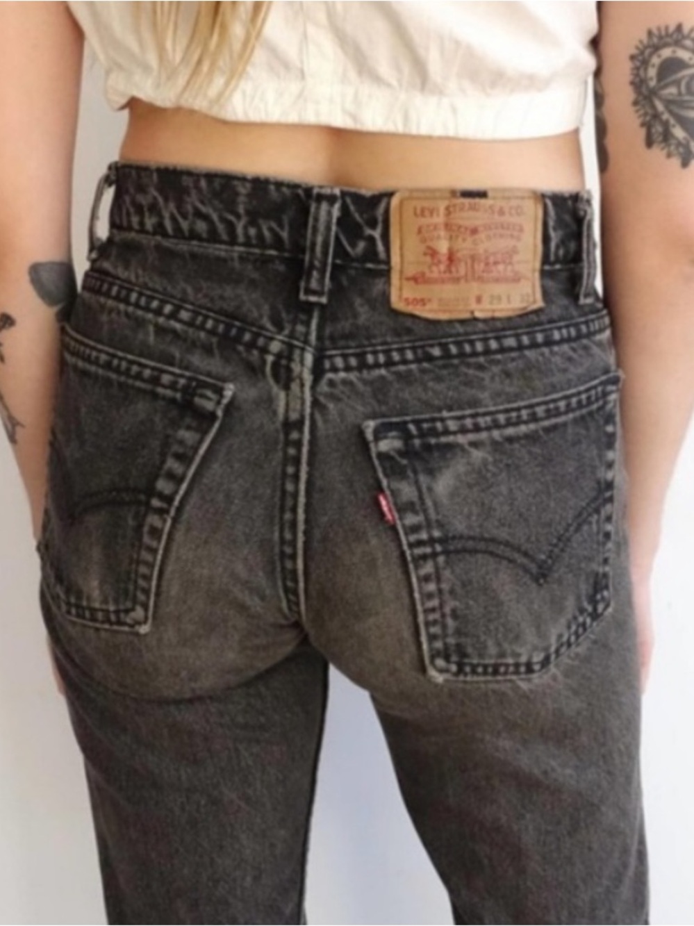 Levi's 531 90s Black Jeans